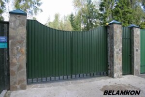 Ворота распашные на заказ